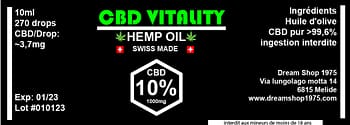 Olio CBD - CBD Vitality 10%