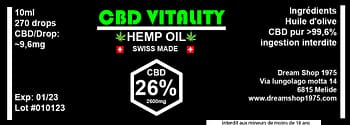 Olio CBD - CBD Vitality 26%